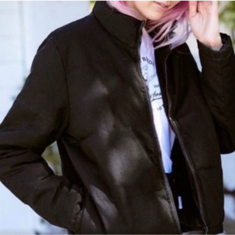 John Galt Bomber Jacket good Condition (needs a lint rolling)Black